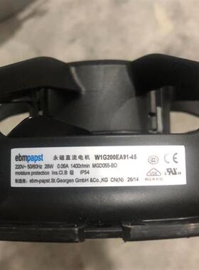 ebmpapst W1G200EA91一45 230 28W