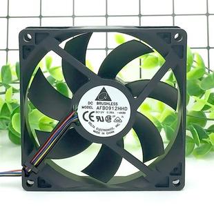 9020 AFB0912HHD 靜音 9CM 機箱散熱風(fēng)扇 0.36A PWM調(diào)速 12V