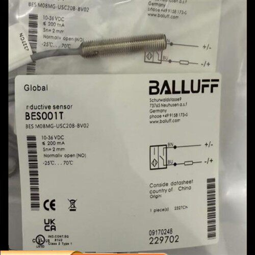 巴鲁夫接近开关BES001T BES M08MG-USC20B-BV02 BES0068现货包邮