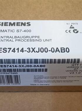 原装6ES7414-3XJ00-0AB0 6ES7 414-3XJ00-0AB0现货销售