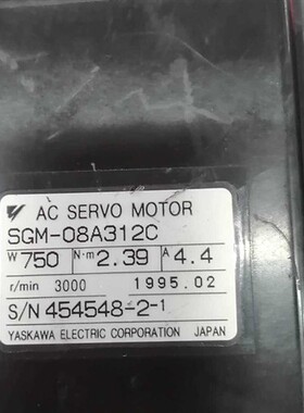 SGM-08A312C安川伺服电机功能包好  议价