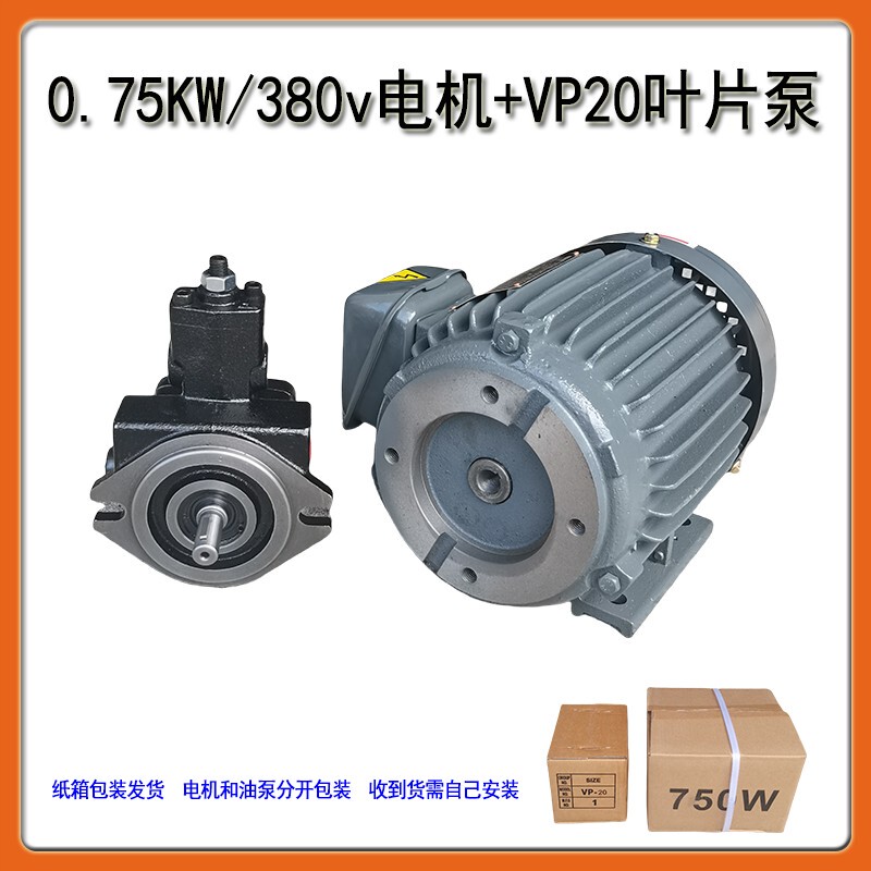 新款液压油泵电机组内轴电机液压站专用VP20+0.75KW1.5KW2.2K现货图片