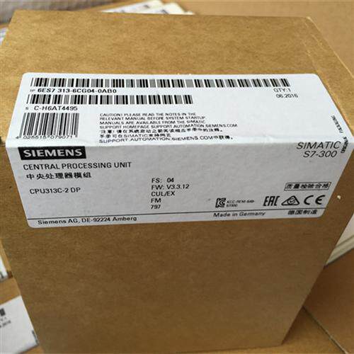 全新正品未开封6ES7 313-6CG04-0AB0 6ES7313-6CG04-0AB0现货销售