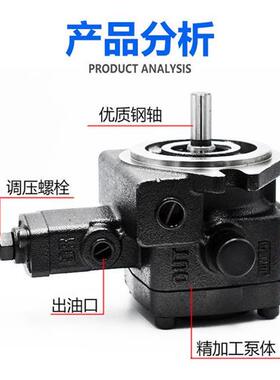 液压叶片泵VP-12F15F20F30F40F低噪音平键齿轮高压变量油泵