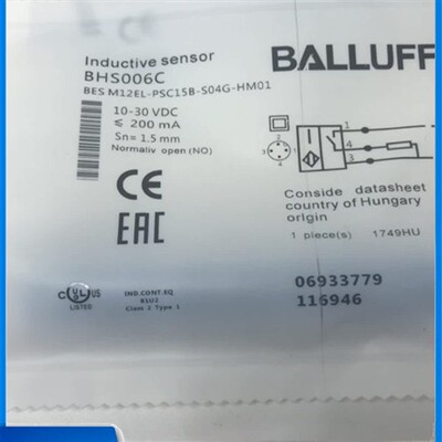 全新耐高压接近开关BHS006C BES M12EL-PSC15B-S04G-HM01传感器