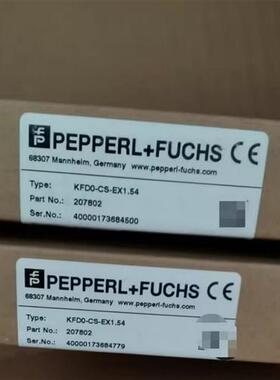 KFD0-CS-Ex1.54 中继器安全栅订货号207802全新原装现货