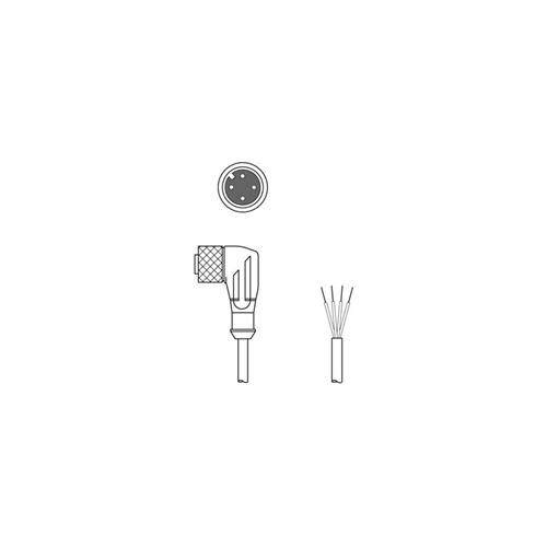 劳易测连接电缆KD U-M12-4W-V1-020 KD U-M12-4W-V1-050