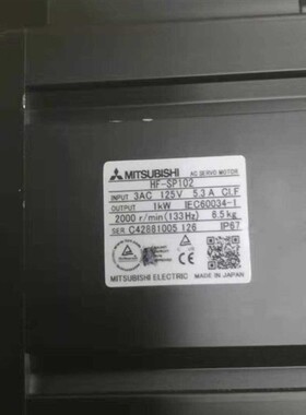 HF-SP102三菱伺服马达成色漂亮质保3个月 议价