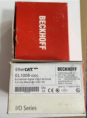 德国BECKHOFF模块EL1008-0000 EL1904 EK1100 EL2004实价