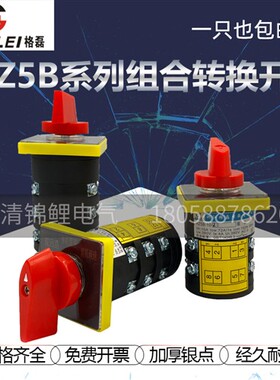 格磊HZ5B-10/3 D010三档钻床铣床正反转倒顺停高低速组合开关M08