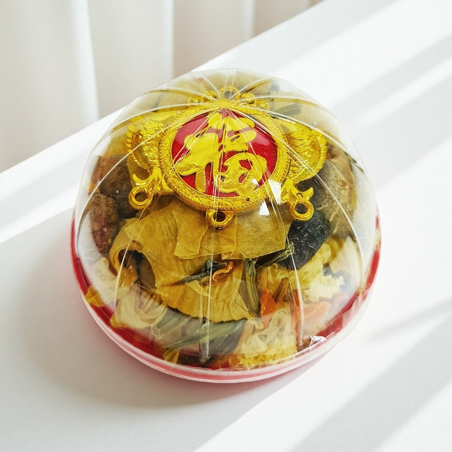 开业乔迁喜事装饰品传统春节摆件大小斋碗素菜发菜粉丝木耳干腐竹