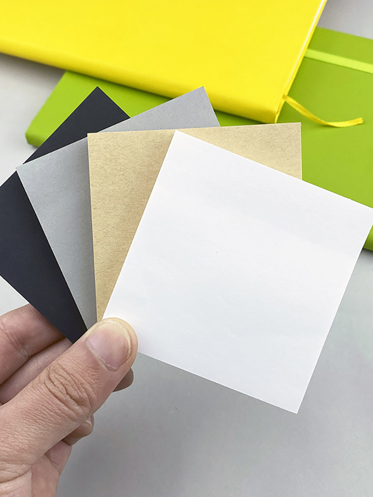 끈적끈적한 메시지 메모와 사무실 N-TIME 스티커가 있는 학생들을 위한 멋진 스티커 메모 검정색 및 회색 단색 노란색 크라프트지