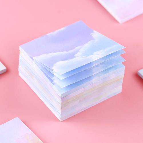 炫彩星空彩色便利贴便签纸ins风