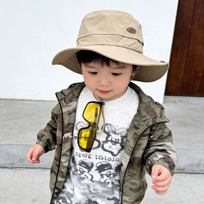 儿童速干渔夫帽大帽檐遮阳