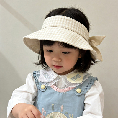 儿童防晒遮阳空顶帽户外出游