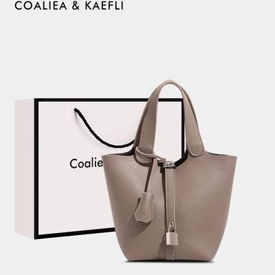 香港正品荔枝纹水桶包