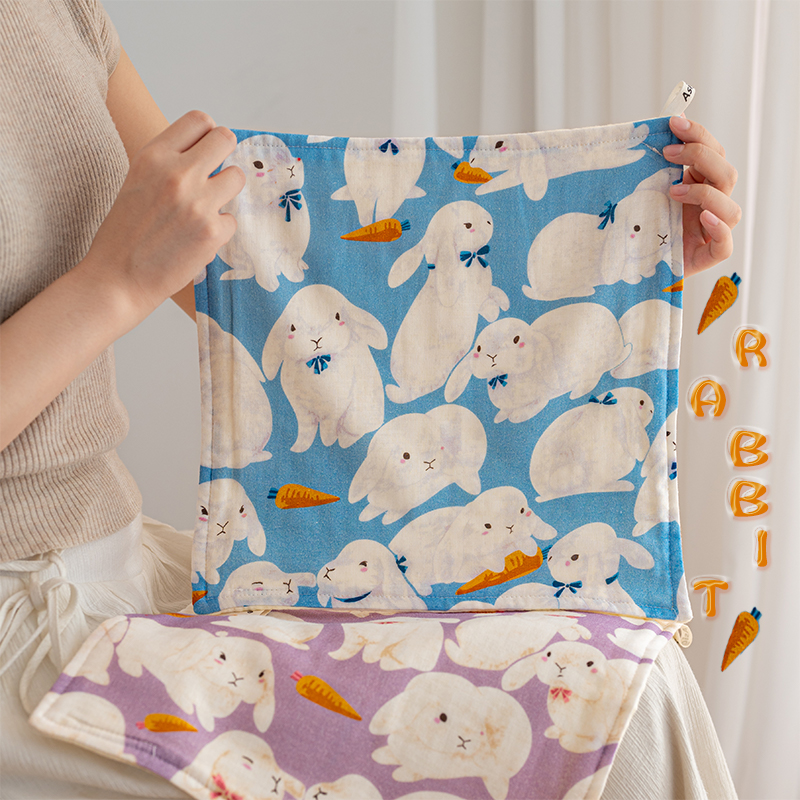 纯棉纱布方巾柔软吸水洗脸面巾