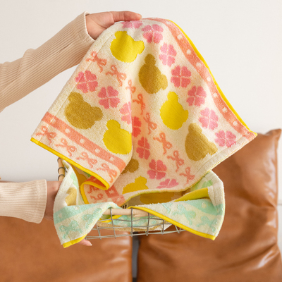 小小熊方巾柔软家用吸水