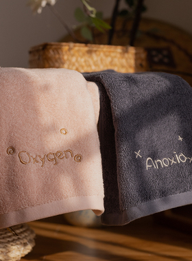 Asight【毛巾一对装】纯棉洗脸家用新疆棉面巾情侣创意吸水不掉毛