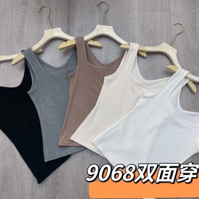 背心打底双面可穿遮副乳吊带