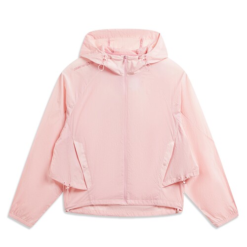 李宁女子防晒防泼水宽松运动风衣