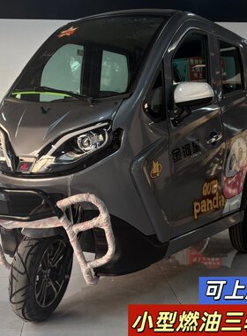 金河星酷宝纯燃油小款三轮车可上正规牌照手把式操作城市代步轿车