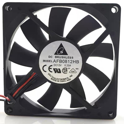 原装 12V 0.20A AFB0812HB 8015 8CM 双滚珠超薄散热风扇