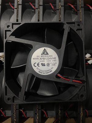 台达 AFB1224VHE DC24V 0.57A 12038 12CM 大风量 变频器散热风扇