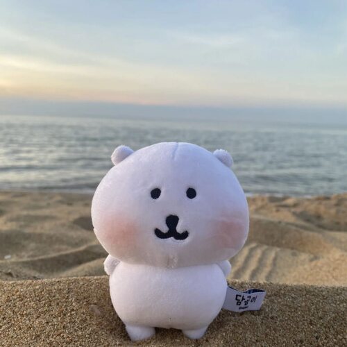 韩国自嘲熊公仔圣诞情侣挂件