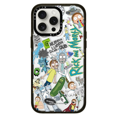 CASETi联名瑞克和莫蒂Rick and Morty15适用于iPhone14ProMax苹果13Pro网红镜面卡通手机壳12防摔11保护硬壳