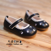 2025新款 演出鞋 女童黑色小皮鞋 春秋款 公主鞋 女宝单鞋 韩版 35码