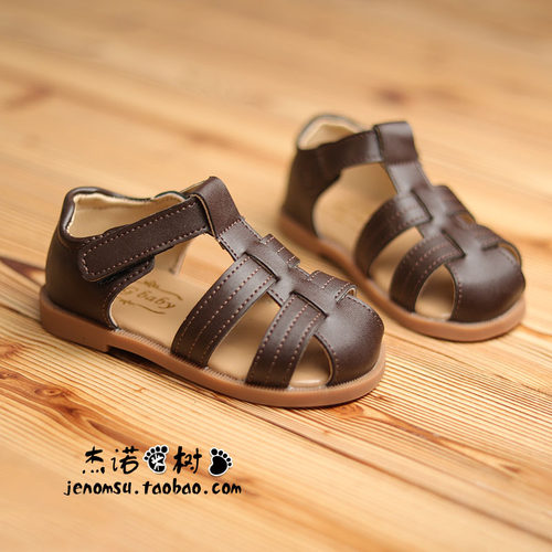 男宝凉鞋夏款编织0-1-3-5-6岁