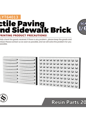 老姚手工坊 LYT64013 1/64 盲道 火车模型场景 20pcs