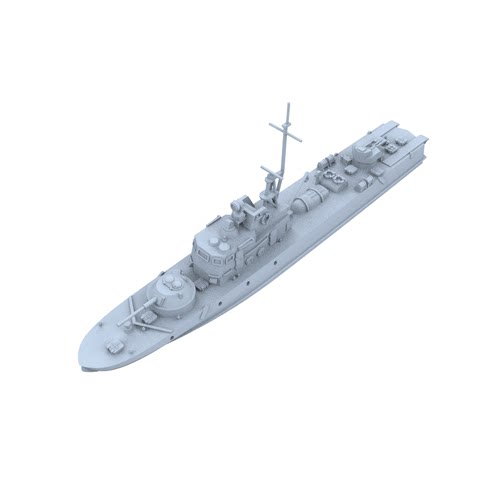 【预售】SSMODEL SSC700769 1/700苏联1204型边防巡逻艇水线版