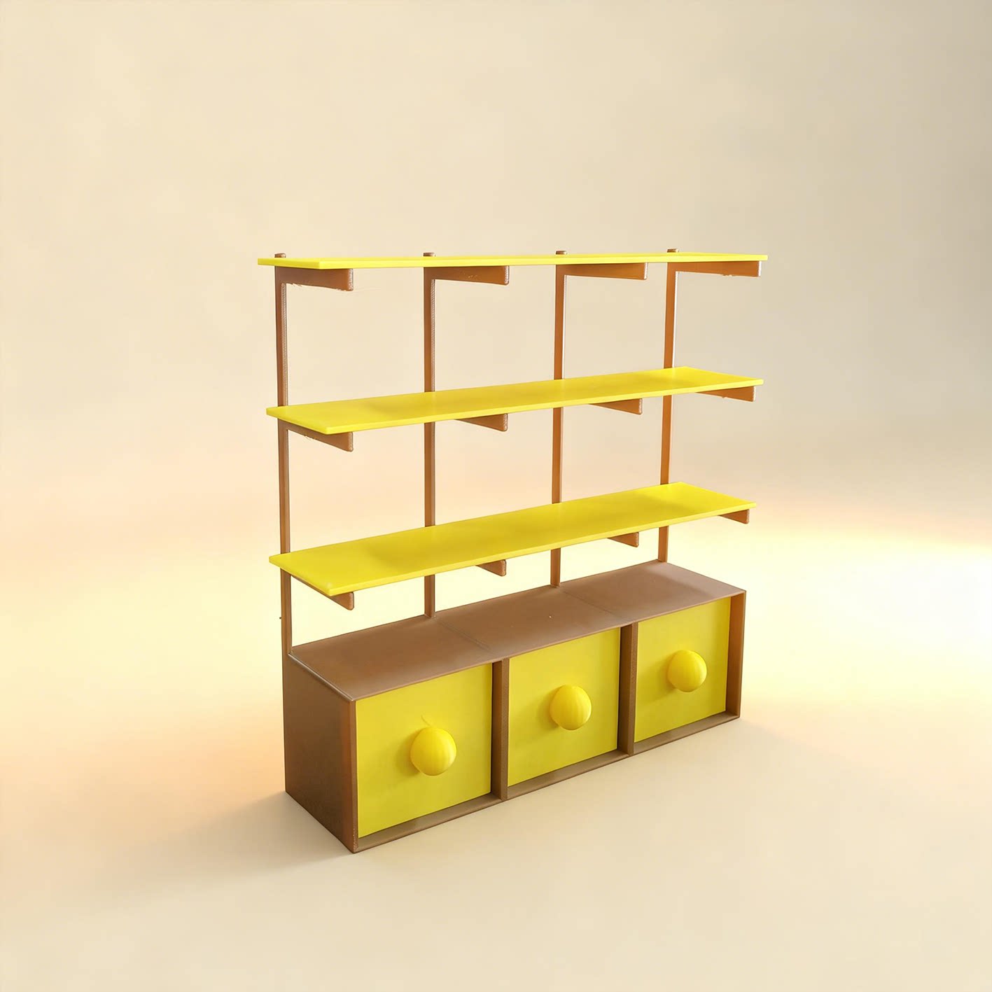 大空间存放咖啡架 微缩场景模型摆件 家居布景道具桌面创意装饰