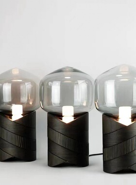 火线三兄弟后现代简约大理石台灯北欧设计师床头灯卧室客厅小台灯