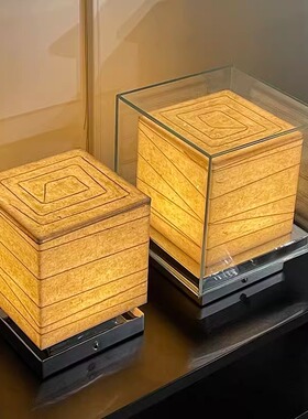 日式设计师酒店卧室床头台灯现代简约侘寂风触摸充电走廊LED壁灯