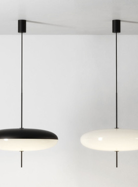 丹麦Astep北欧简约现代餐厅吊灯LED飞碟灯亚克力圆形灯罩艺术灯具