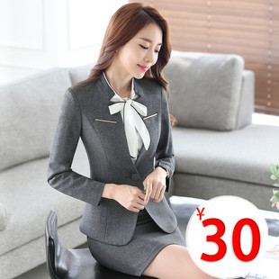 设计感西服女韩国范 显瘦英伦风chic小西装 黑色西装 外套女秋冬韩版