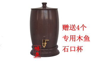 木鱼石水桶【精品】木鱼石饮水机，木鱼石水缸，纯天然矿化净水器