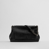 2025新款 大包 女包黑色链条通勤大容量超火百搭单肩包双层拉链包