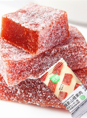 雾灵酵素山楂果肉山楂糕软条片独立包装酸甜休闲小零食150克*3袋