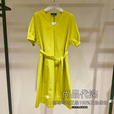 【专柜正品】AUM噢姆26年夏季新品棉质V领连衣裙MAGB20136 2680