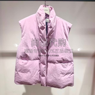 ZHUCHONGYUN朱崇恽秋冬新款白鹅绒羽绒服马甲C1EG4509Y 4680