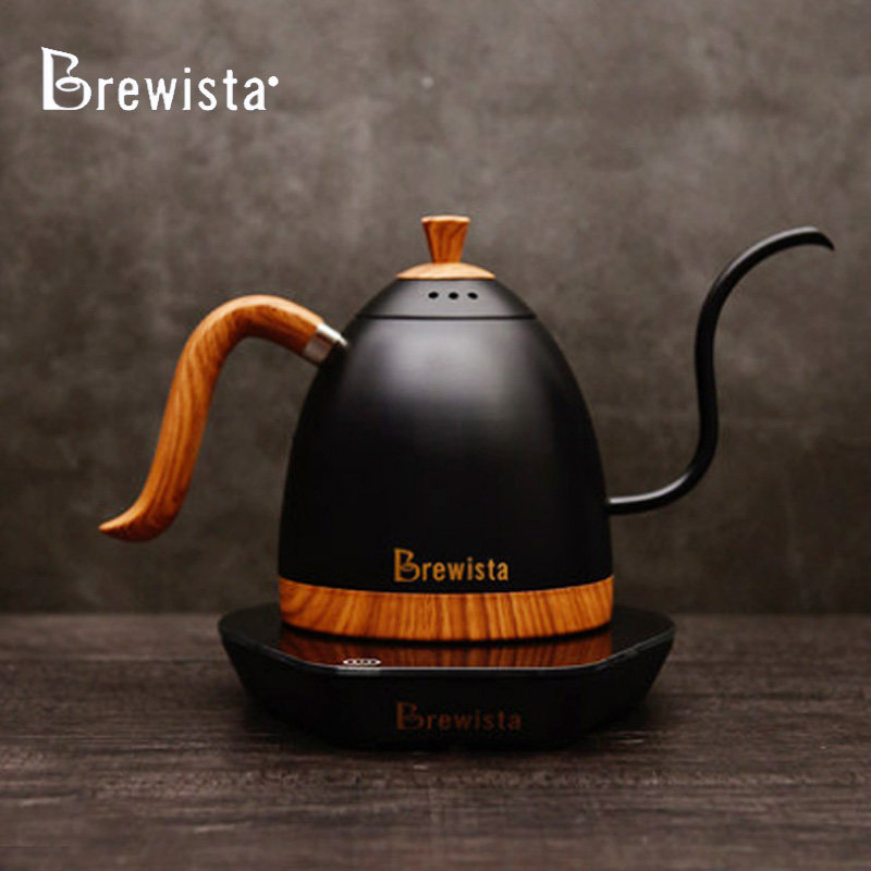Brewista手冲咖啡壶智能温控壶电热水壶不锈钢家用细口长嘴泡茶壶
