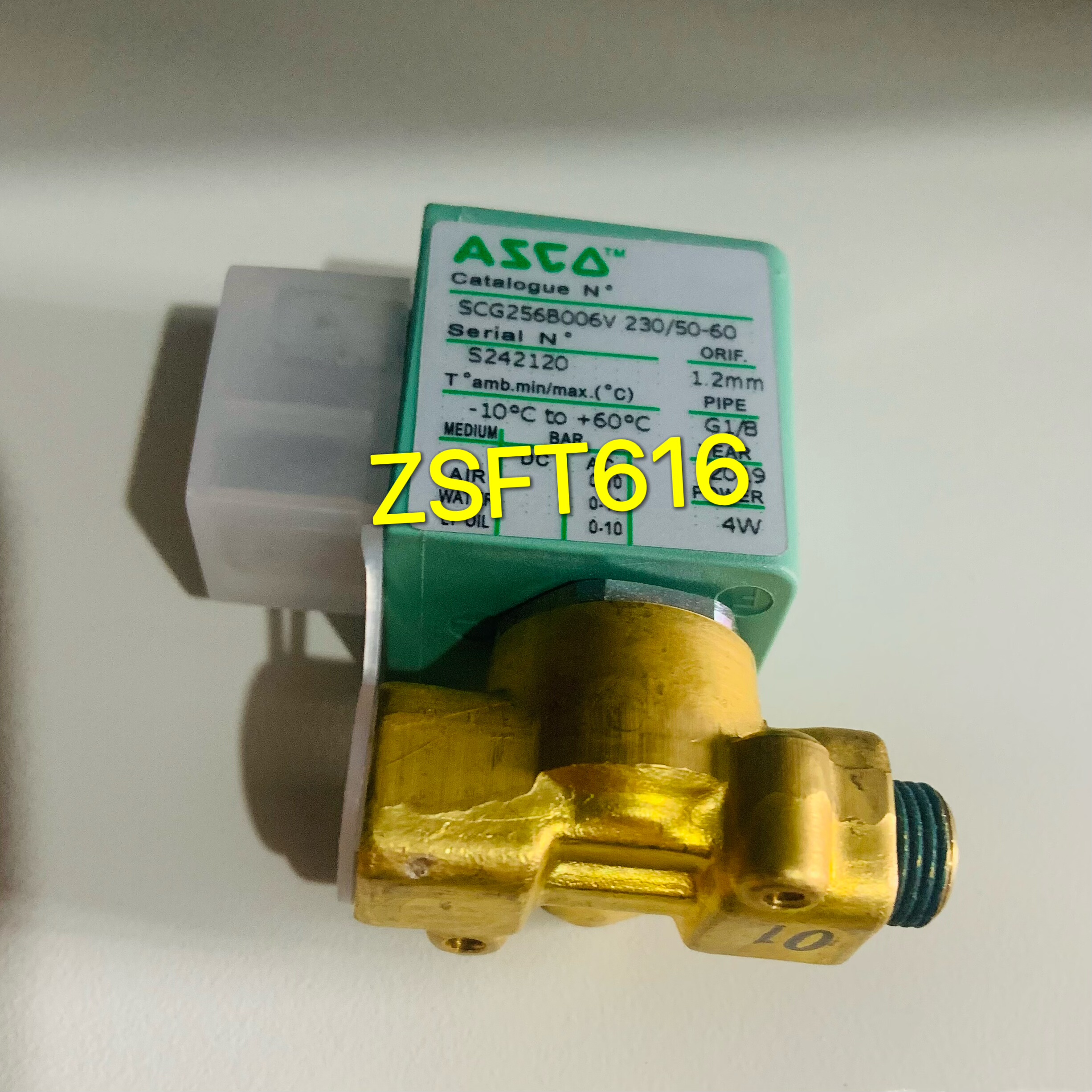电磁阀SCG256B006V 230/50-60全新原装正品
