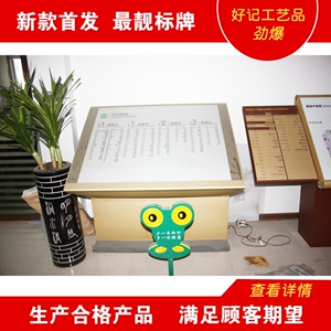 楼层指示牌铝合金型材不锈钢喷塑漆索引牌大厅向导牌台灯箱订定做