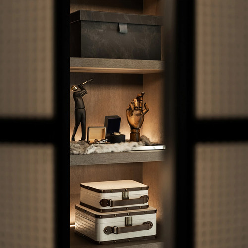 样板房衣帽间软装饰品摆件储物盒