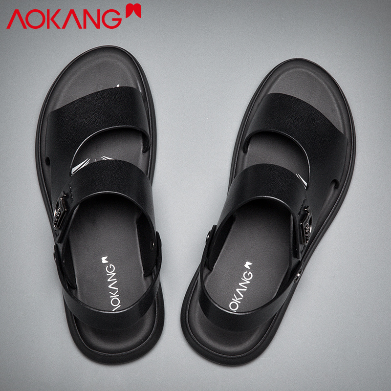奥康凉鞋男款夏季外穿司机开车休闲运动两用防滑耐磨罗马沙滩凉拖