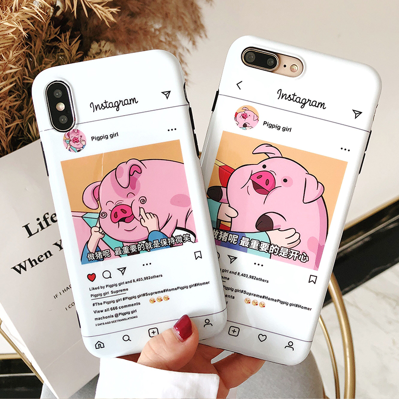 Íøºìins·çÖíÖíÅ®º¢Æ»¹ûXÊÖ»ú¿Çiphone 8plus/7p/6sÈí¿Ç³±6¸öÐÔ´´Òâ¿É°®¿¨Í¨ÉÙÅ®Ðij¬ÃÈÃ÷ÐÇͬ¿îº«¹ú³±ÅÆÅ®¿îI